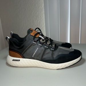 Cole Haan ZERØGRAND Outpace Runner Black/Pavement/Ch British NEW, size 12M, last